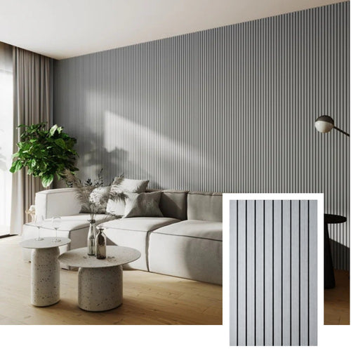 CasaVelle™ Professional Acoustic Slat Panel — Natural Oak (2.7 × 1.10 m)
