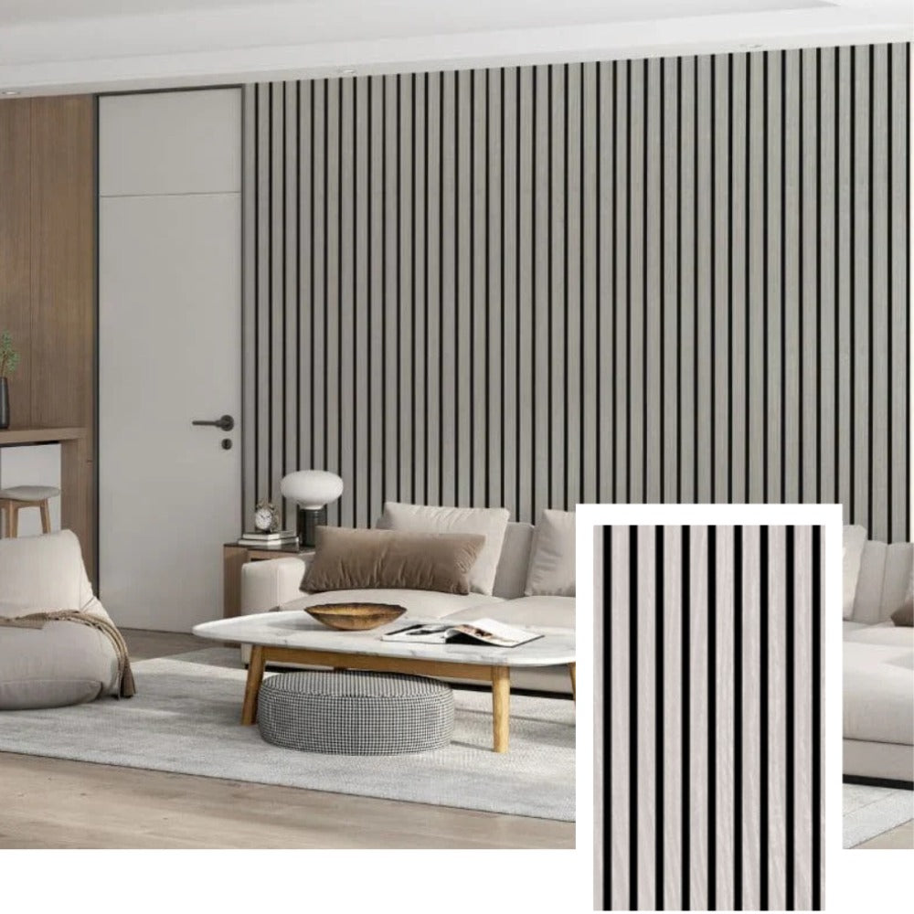 CasaVelle™ Professional Acoustic Slat Panel — Natural Oak (2.7 × 1.10 m)